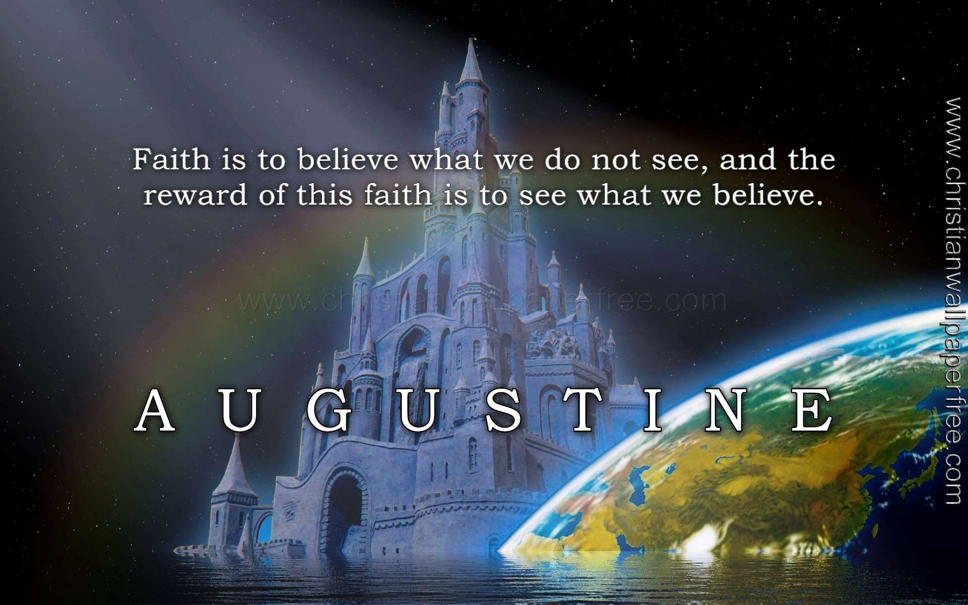 Reward Of Faith Quote Augustine