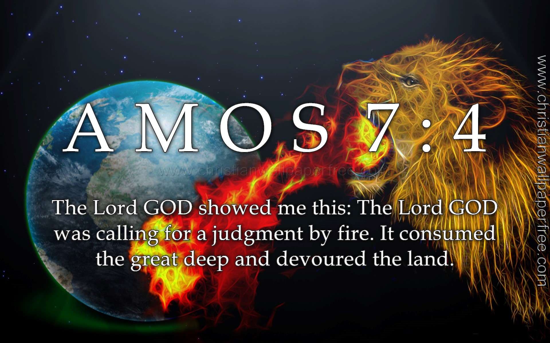 Amos 7 Verse 4