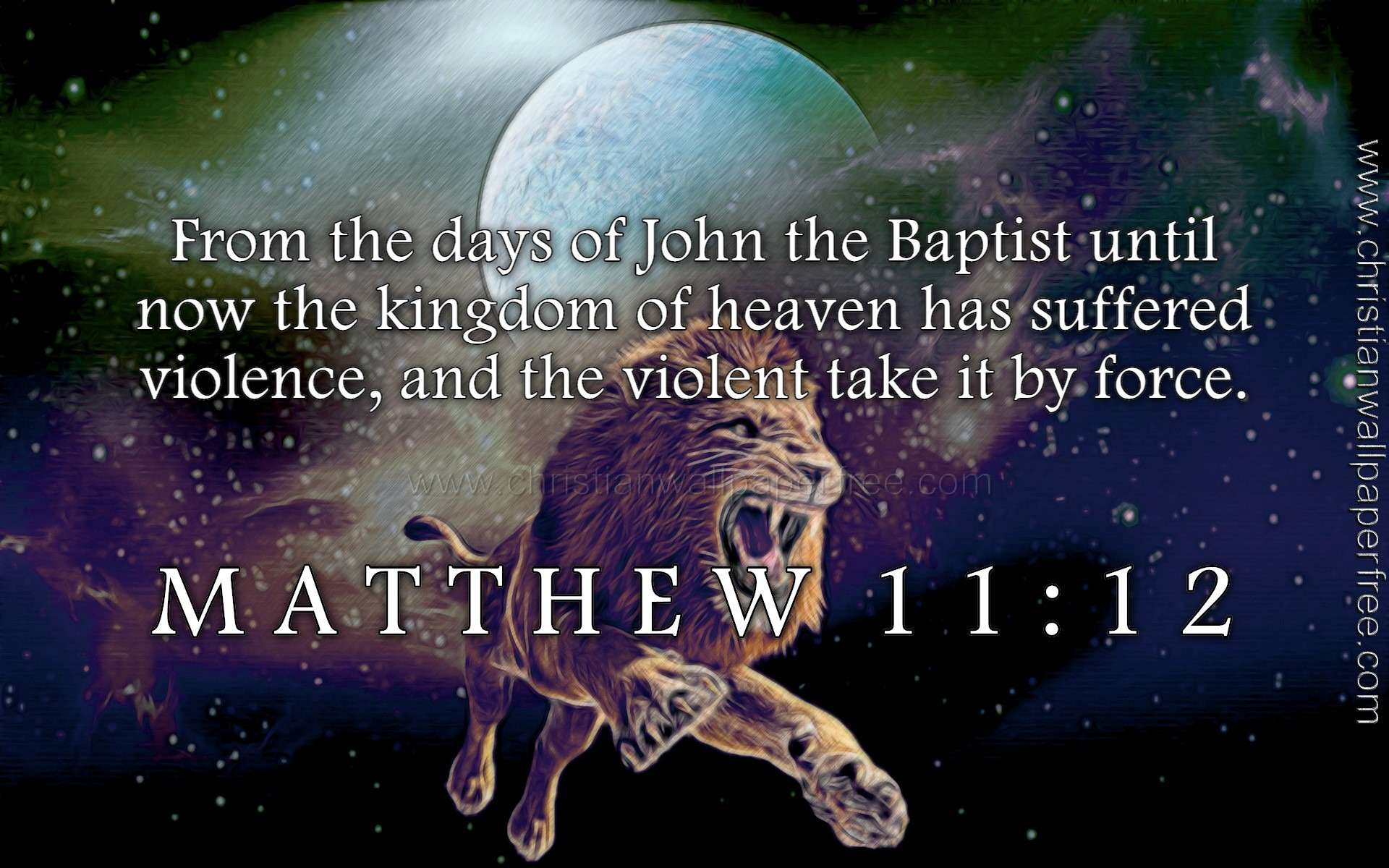 Matthew 11 Verse 12