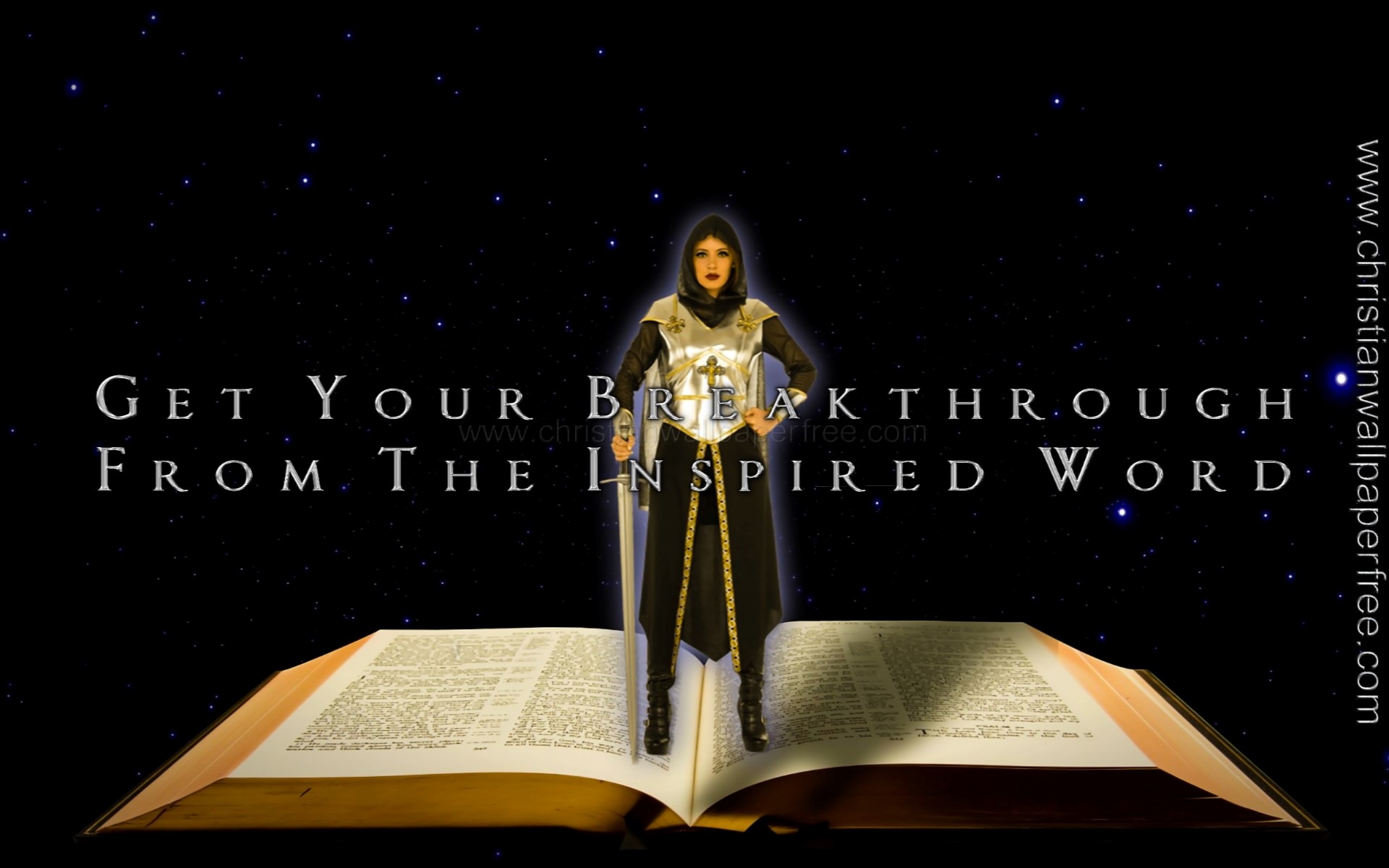 Be A Woman Warrior Standing On The Word