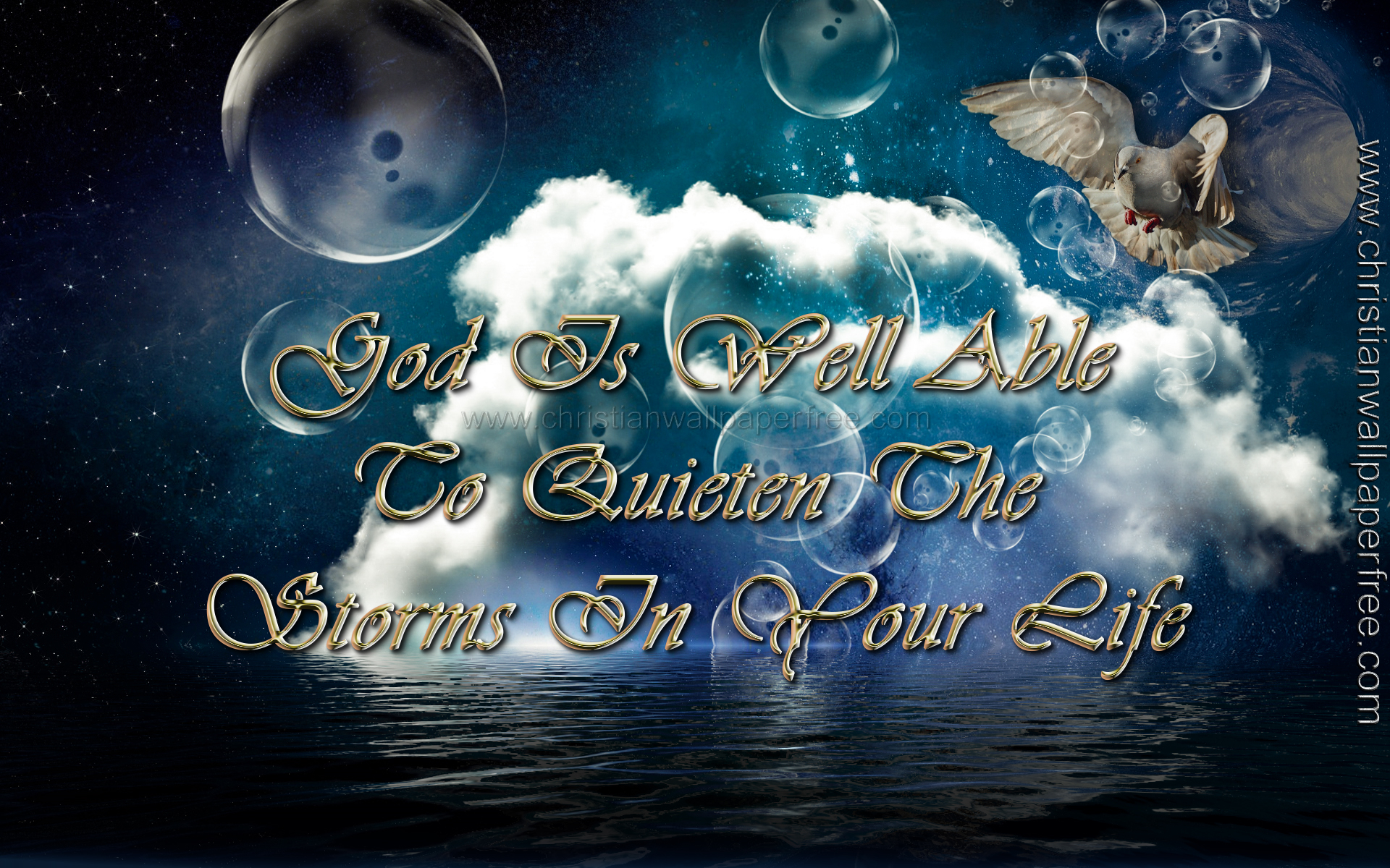 God Is Well Able To Quieten Storms