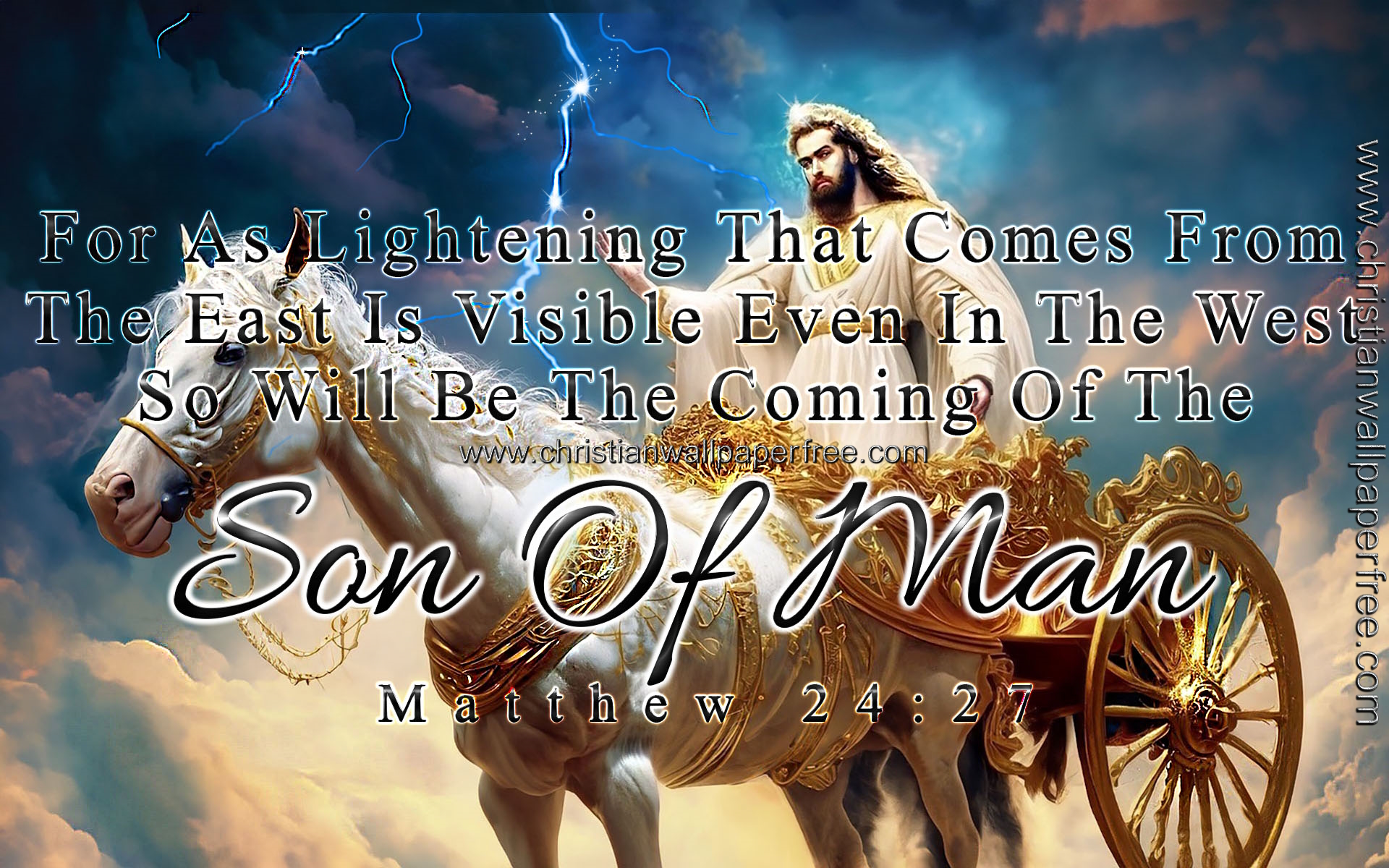 Son Of Man Matthew 24 Verse 27