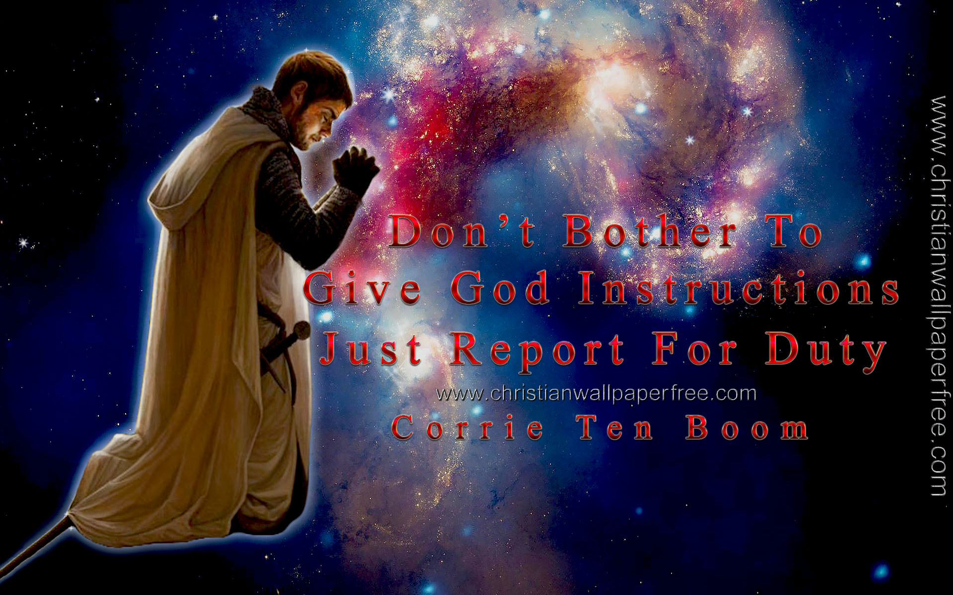 Report For Duty Quote by Corrie Ten Boom