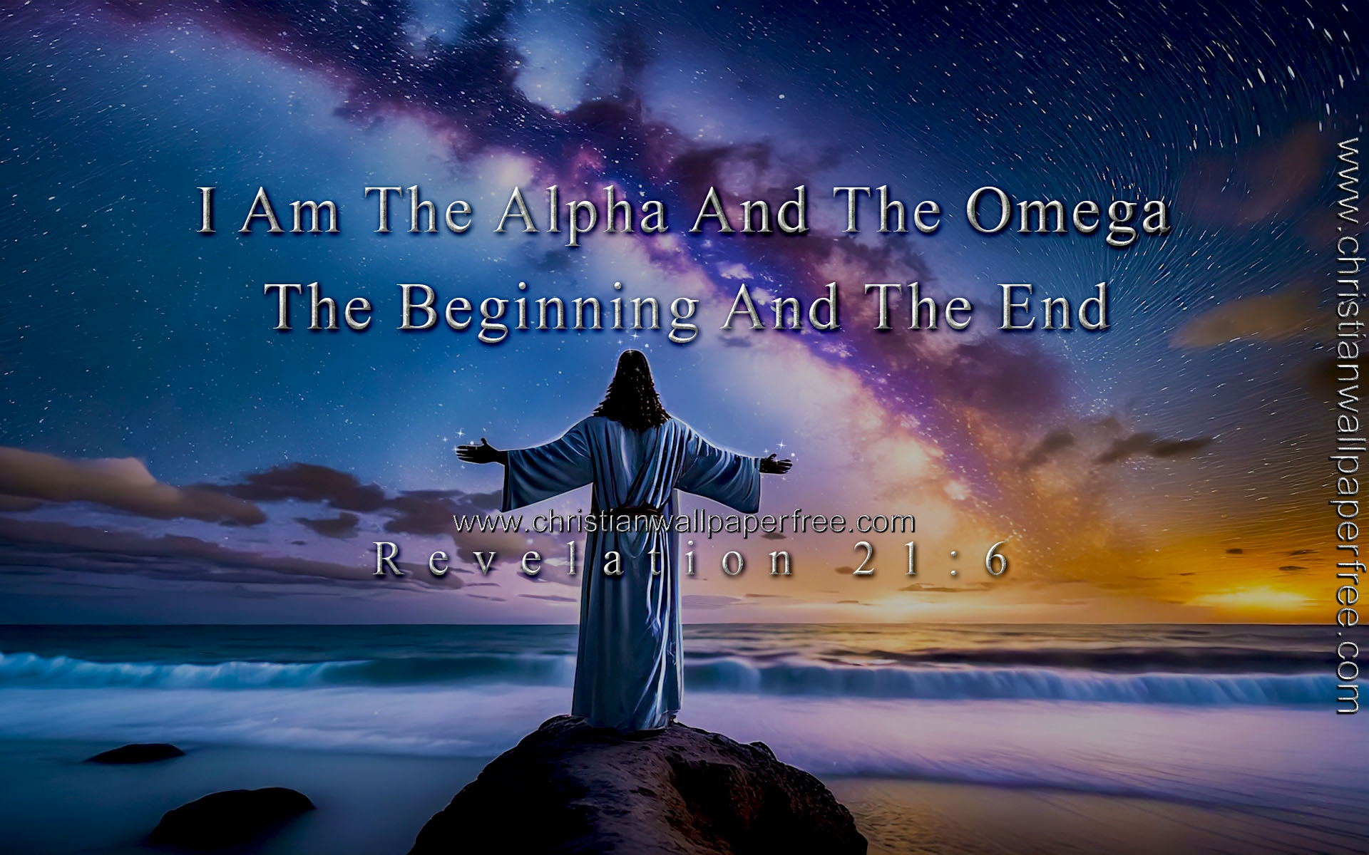The Alpha And Omega Revelation 21 Verse 6