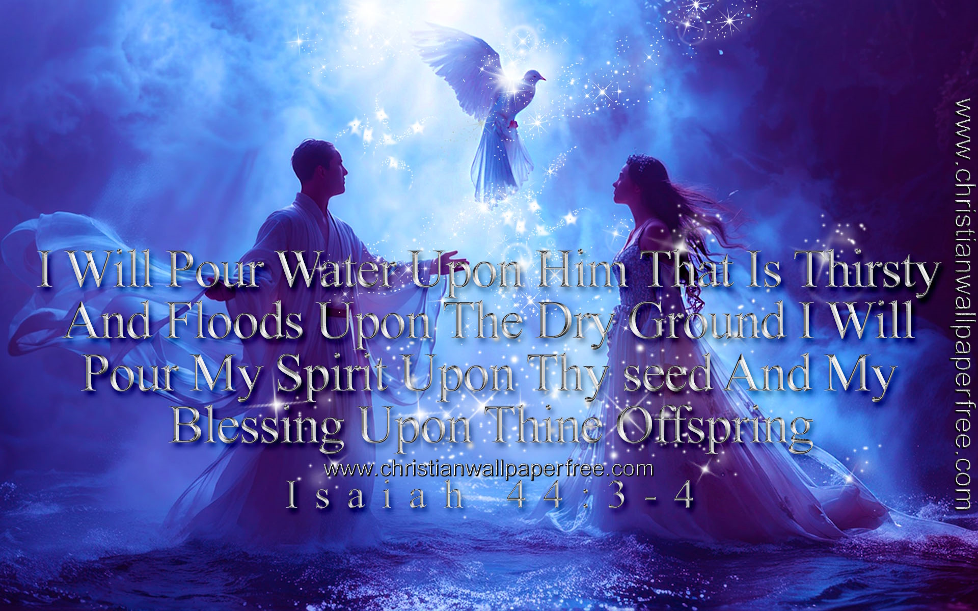 Pour My Spirit Isaiah 44 Verses 3 4