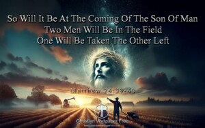 At The Coming Matthew 24 Verses 39 40