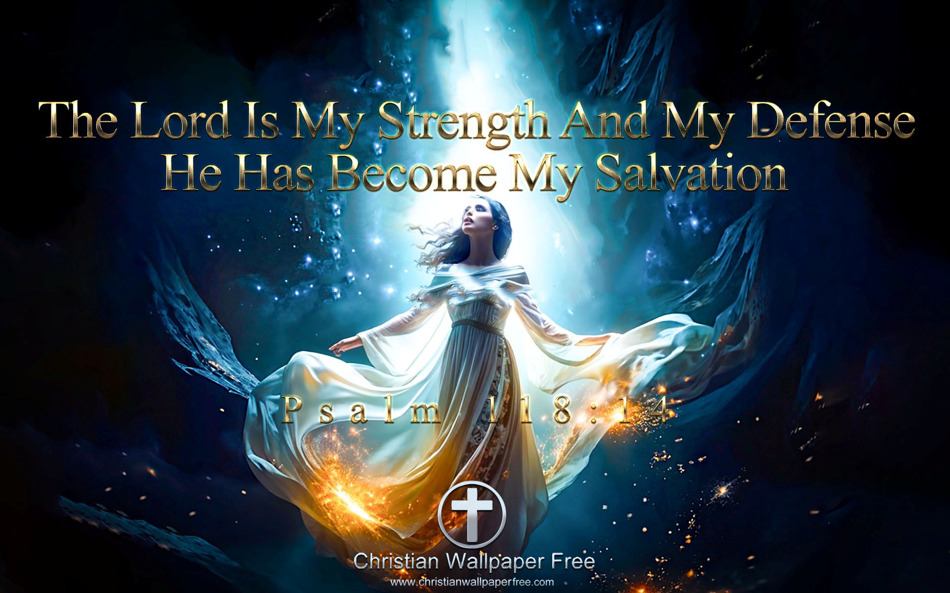 Defense And Salvation Psalm 118 Verse 14. Edited