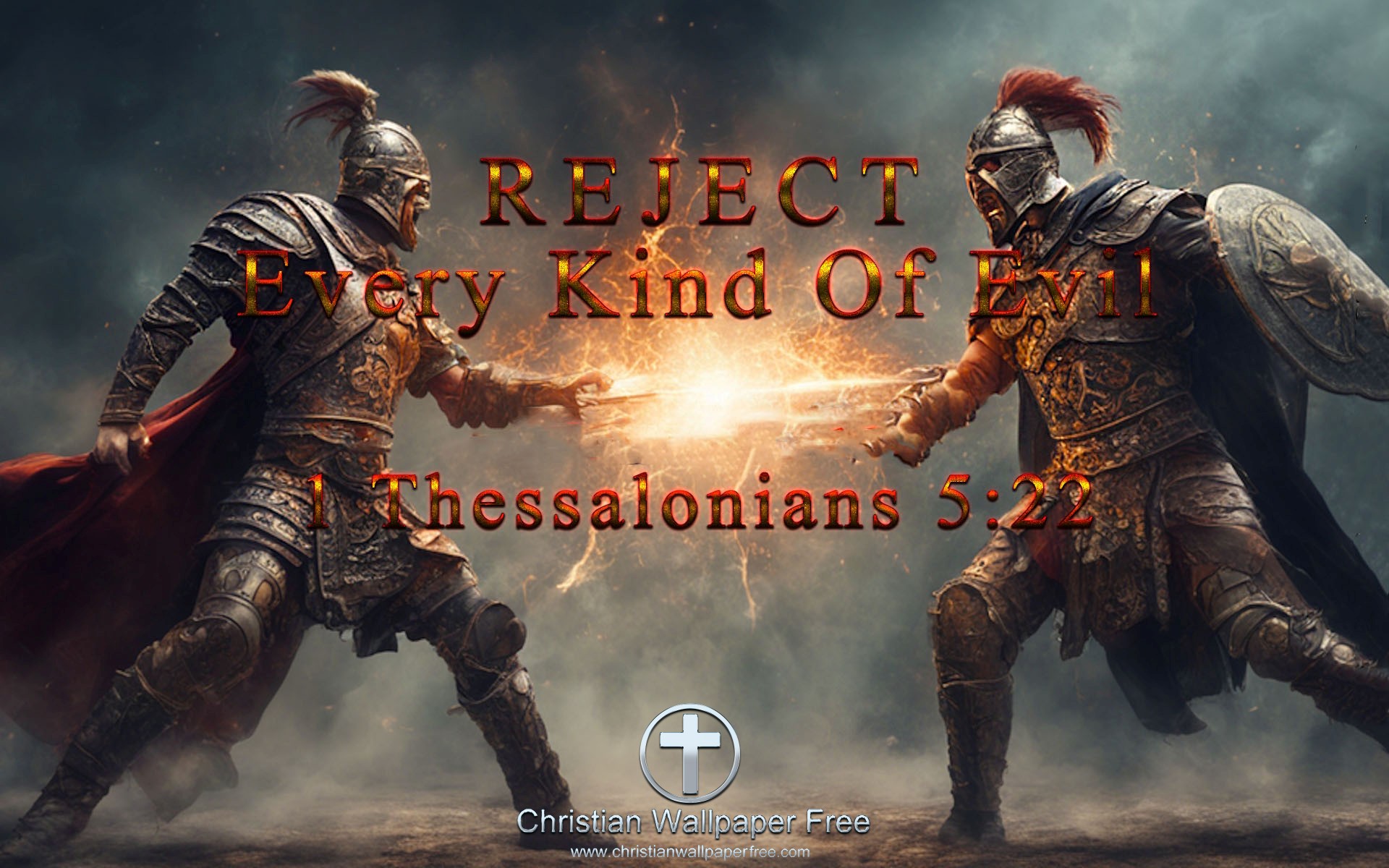 Reject Evil 1 Thessalonians 5 Verse 22 Edited