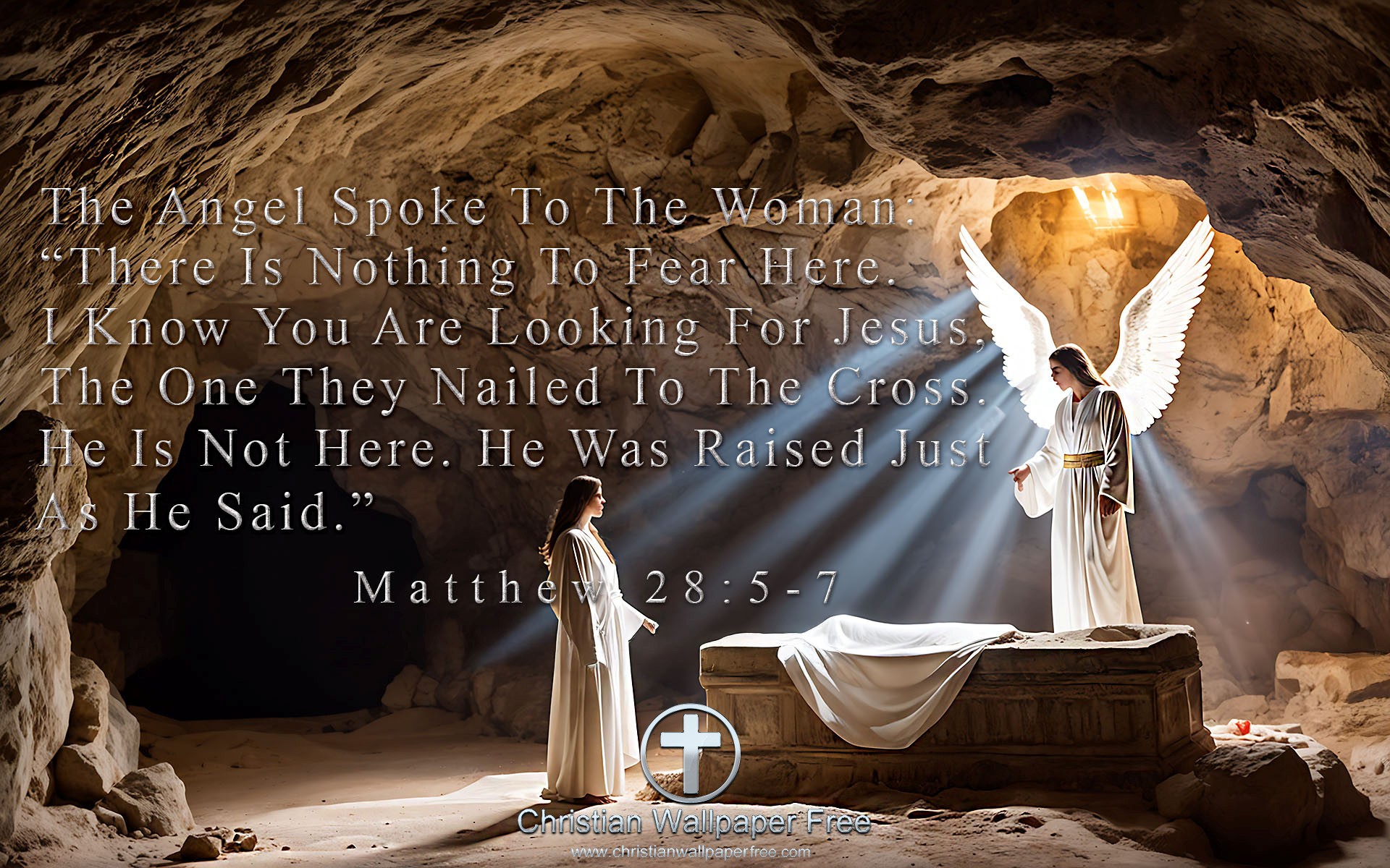Angel Speaks To Mary Matthew 28 Verses 5 7 Edited