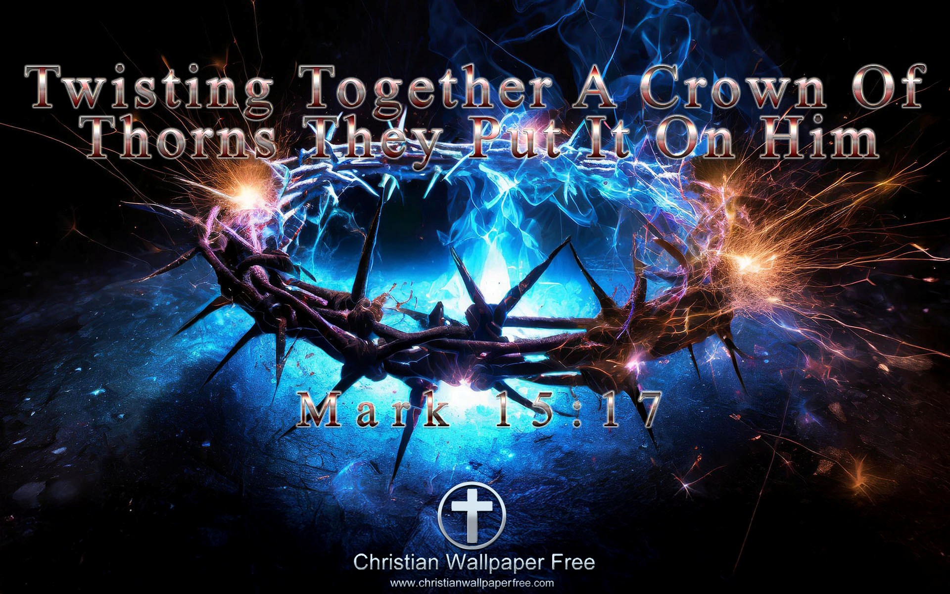 Crown Of Thorns Mark 15 Verse 17 Edited