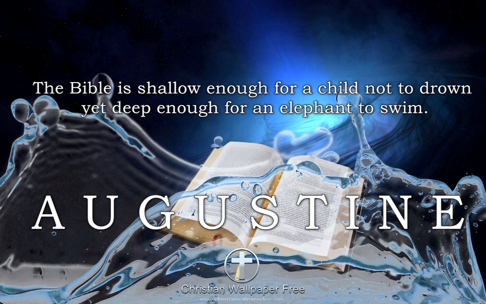 Bible Depth Quote Augustine Edited