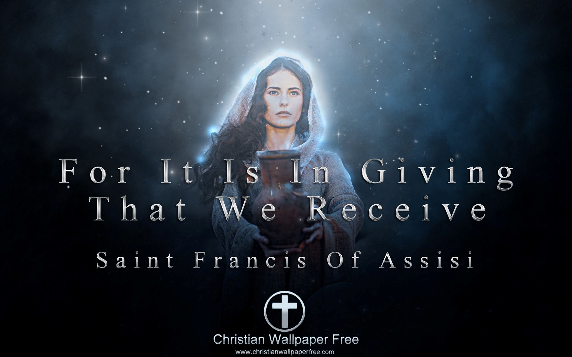 Giving Quote by Saint Francis Of Assisi Edited