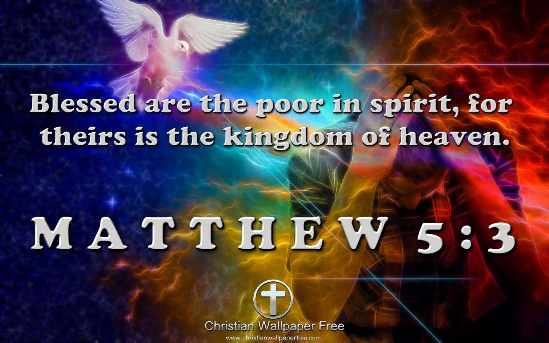 Matthew 5 Verse 3 ESV Edited
