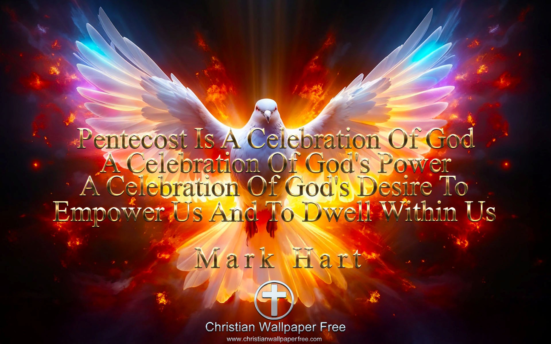 Pentecost Celebration Quote by Mark Hart Edited