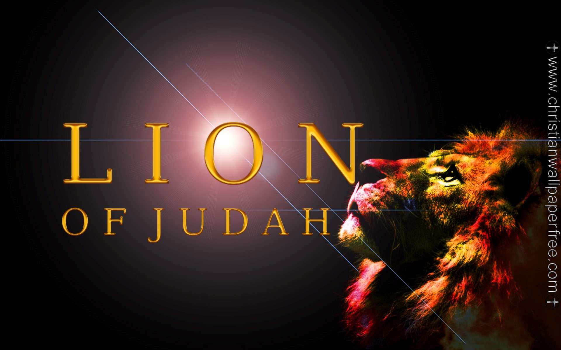 Lion Of Judah Under Supernova Gold