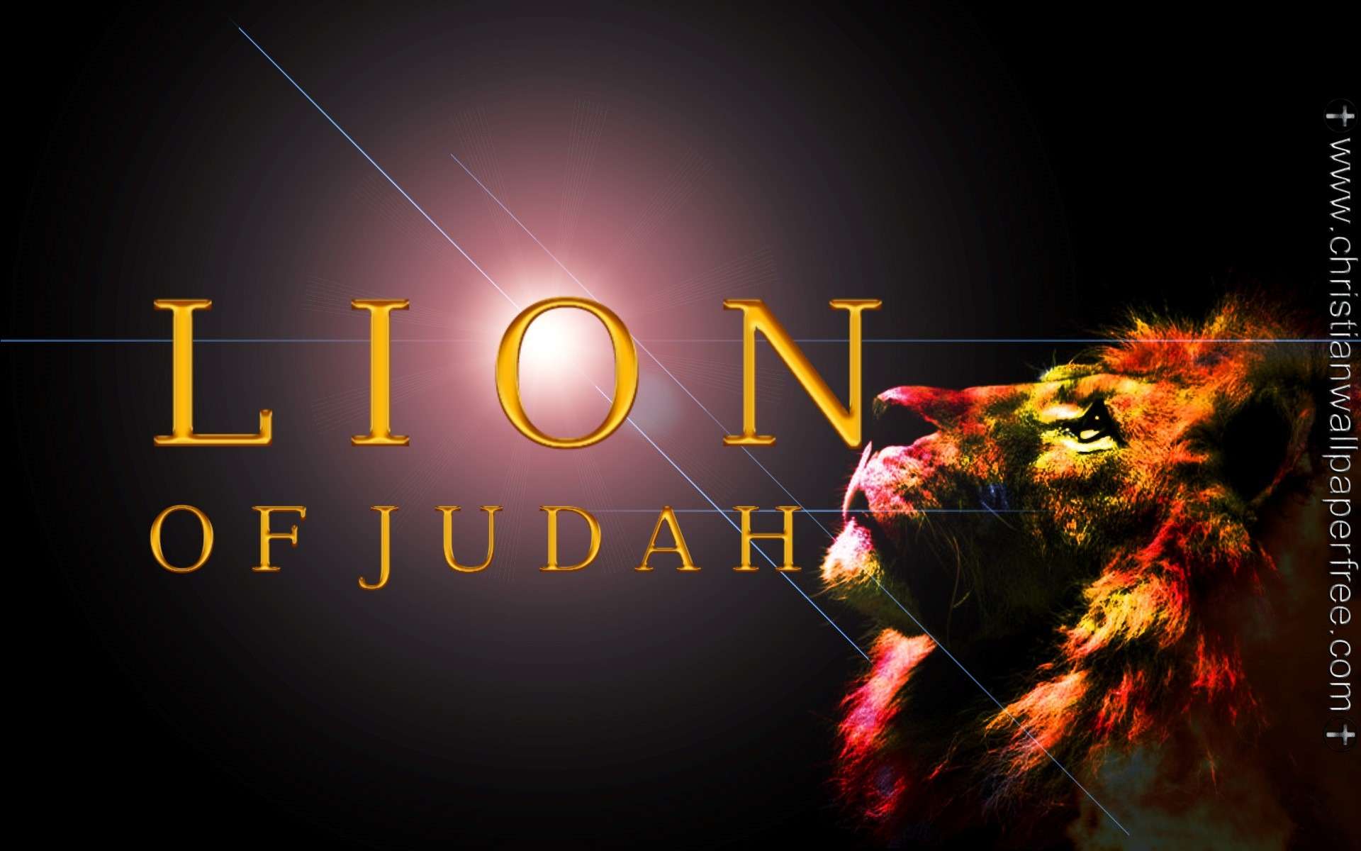 Lion of Judah Under Supernova Gold