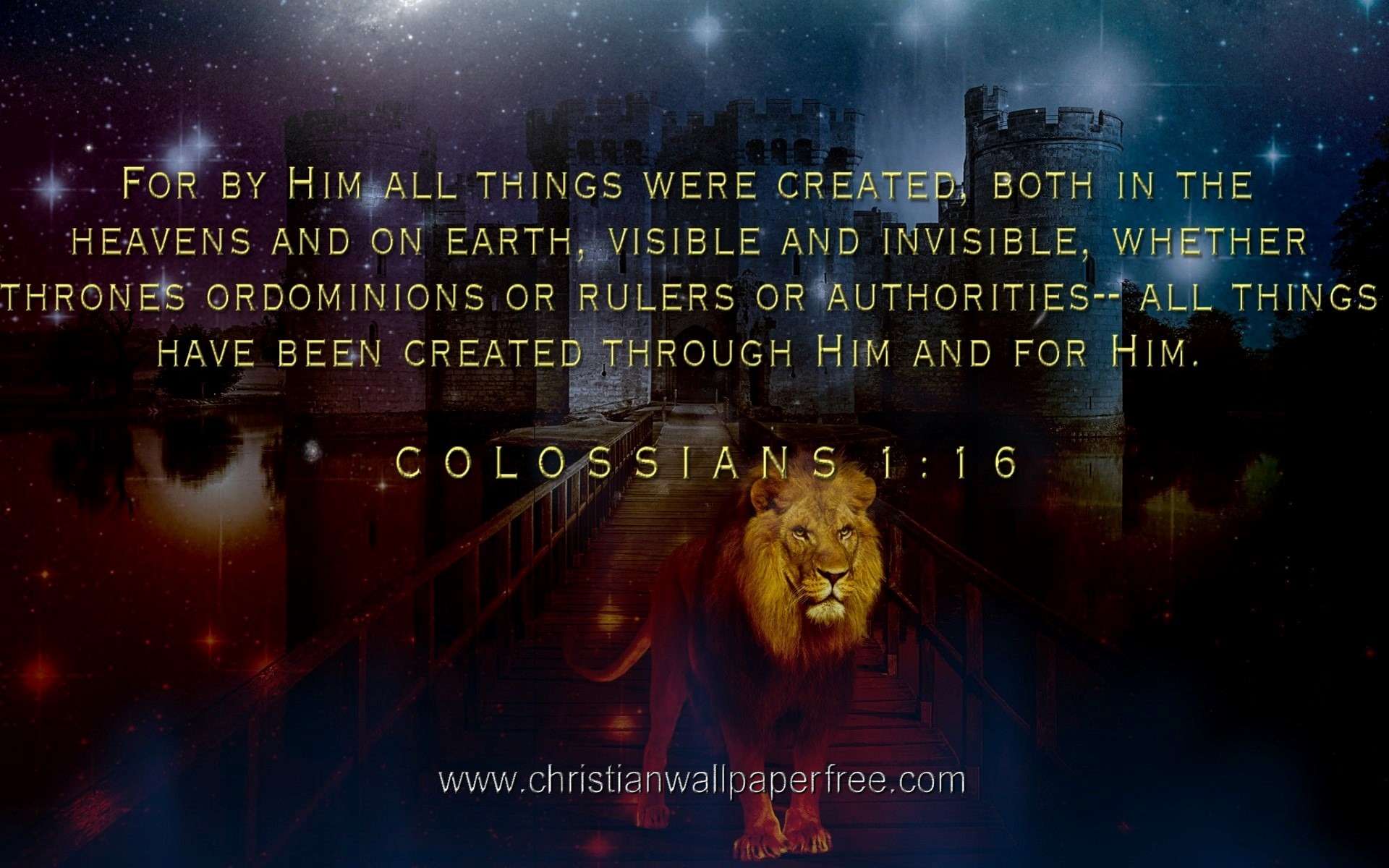 Colossians 1 Verse 16