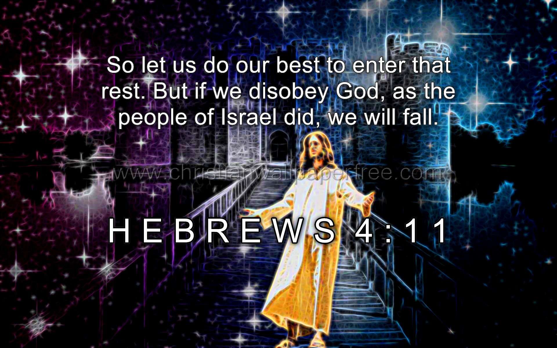 Hebrews 4 Verse 11