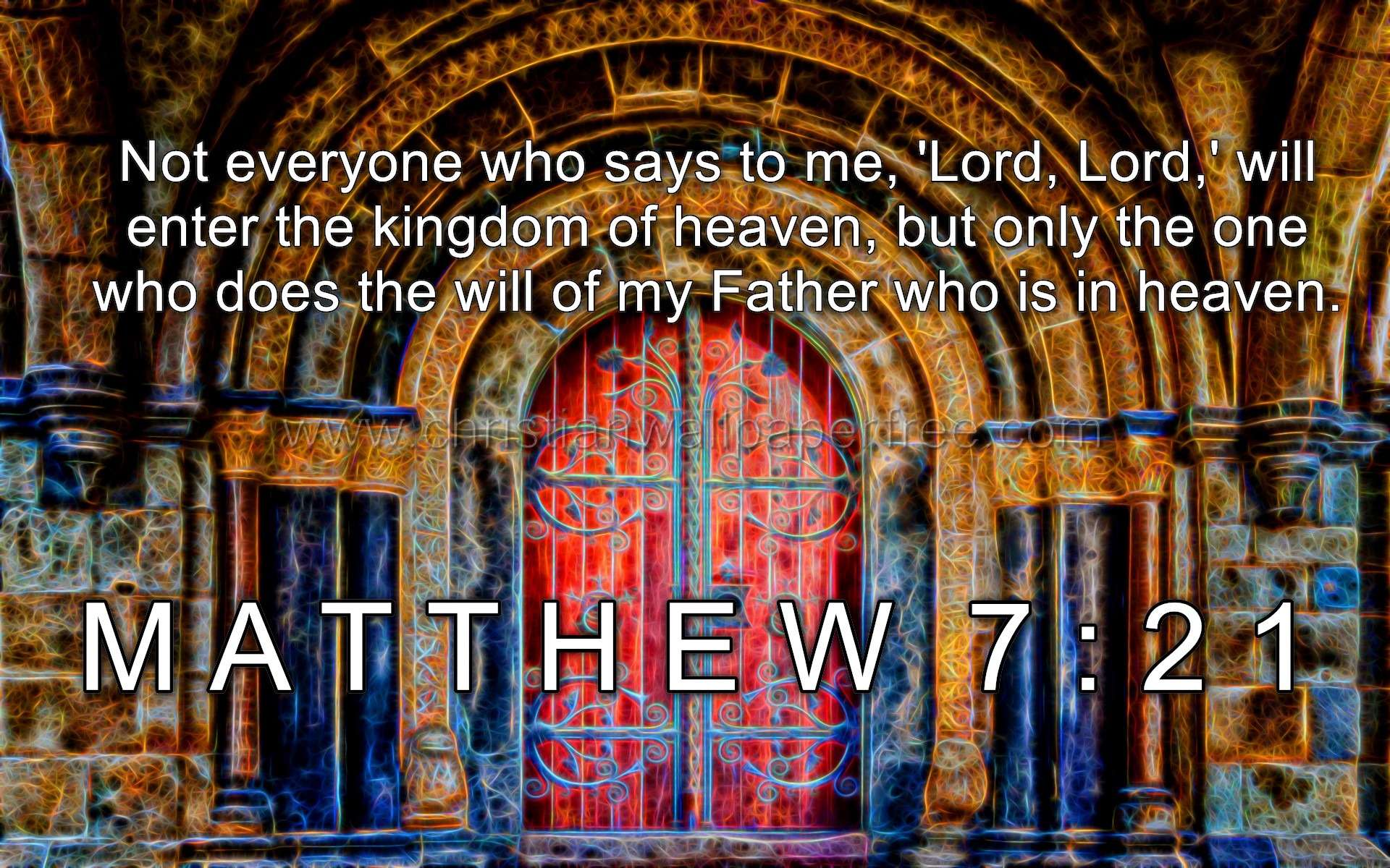 Matthew 7 Verse 21