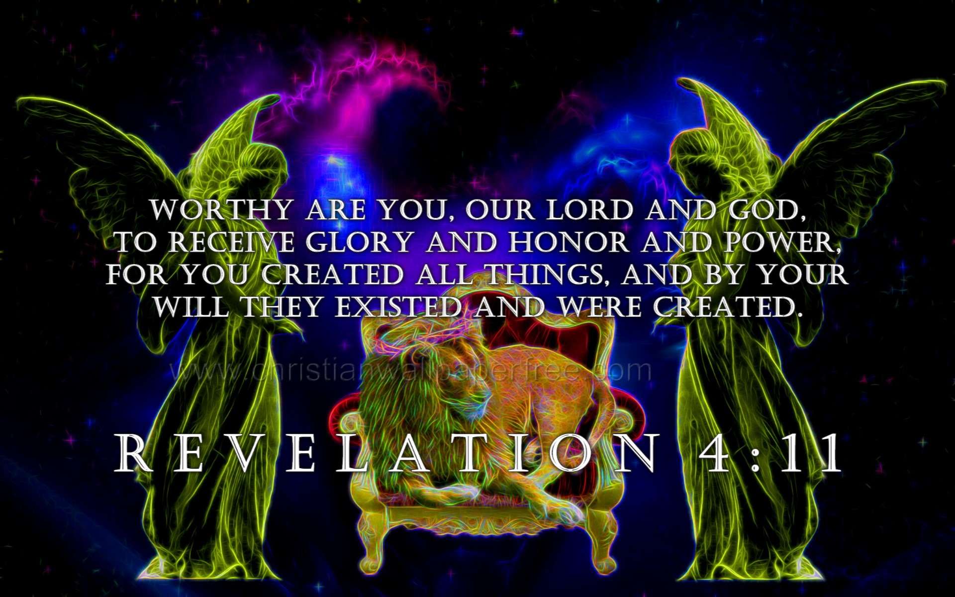 Revelation 4 Verse 11