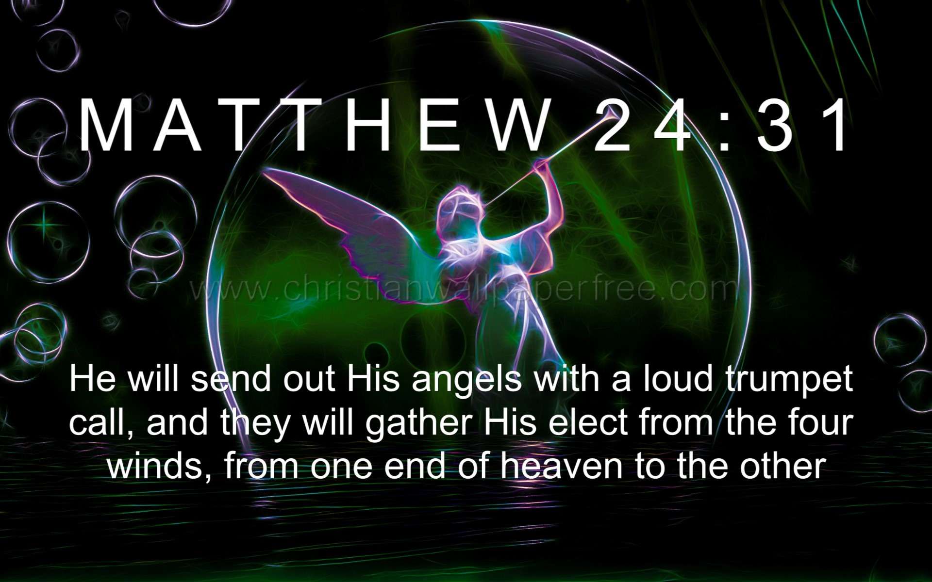 Matthew 24 Verse 31